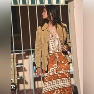 NWT Golden Brown the Label Goin’ to California Maxi Medium